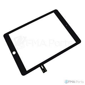 [High Quality] Glass Touch Screen Digitizer - Black  (With Adhesive) for iPad 6 (2018)